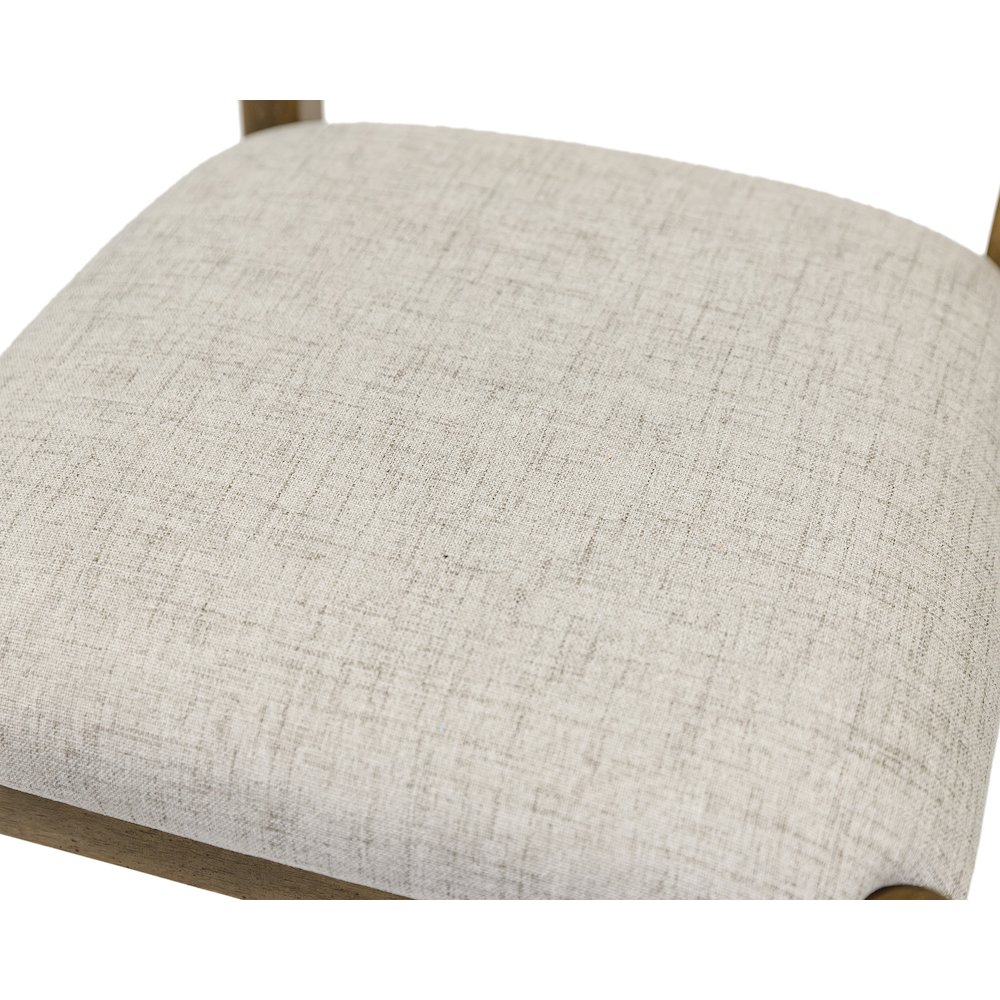 Lachlan Modern Wood Square Counter Height Kitchen Table with Four Chairs, Brown. Picture 15