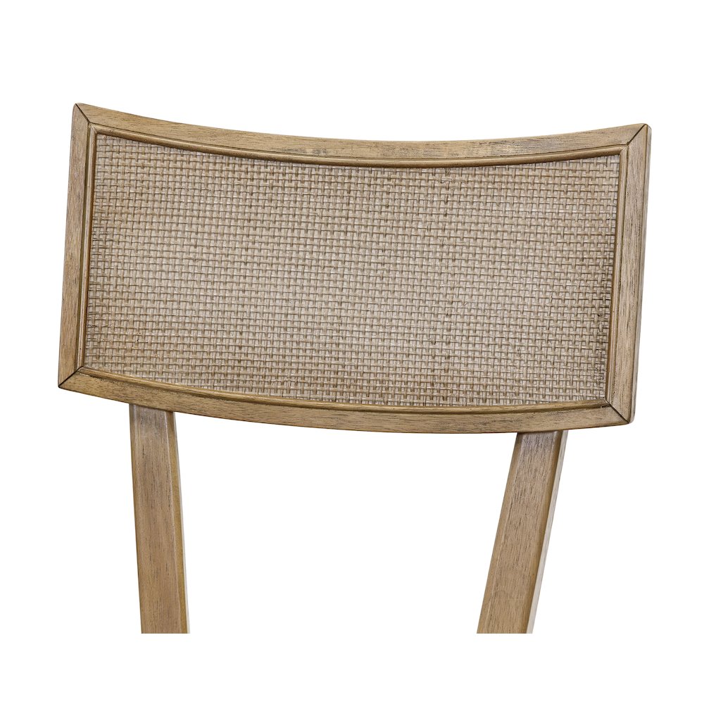 Quincey Coastal Wood Rectangular Kitchen Table with Six Chairs. Picture 12