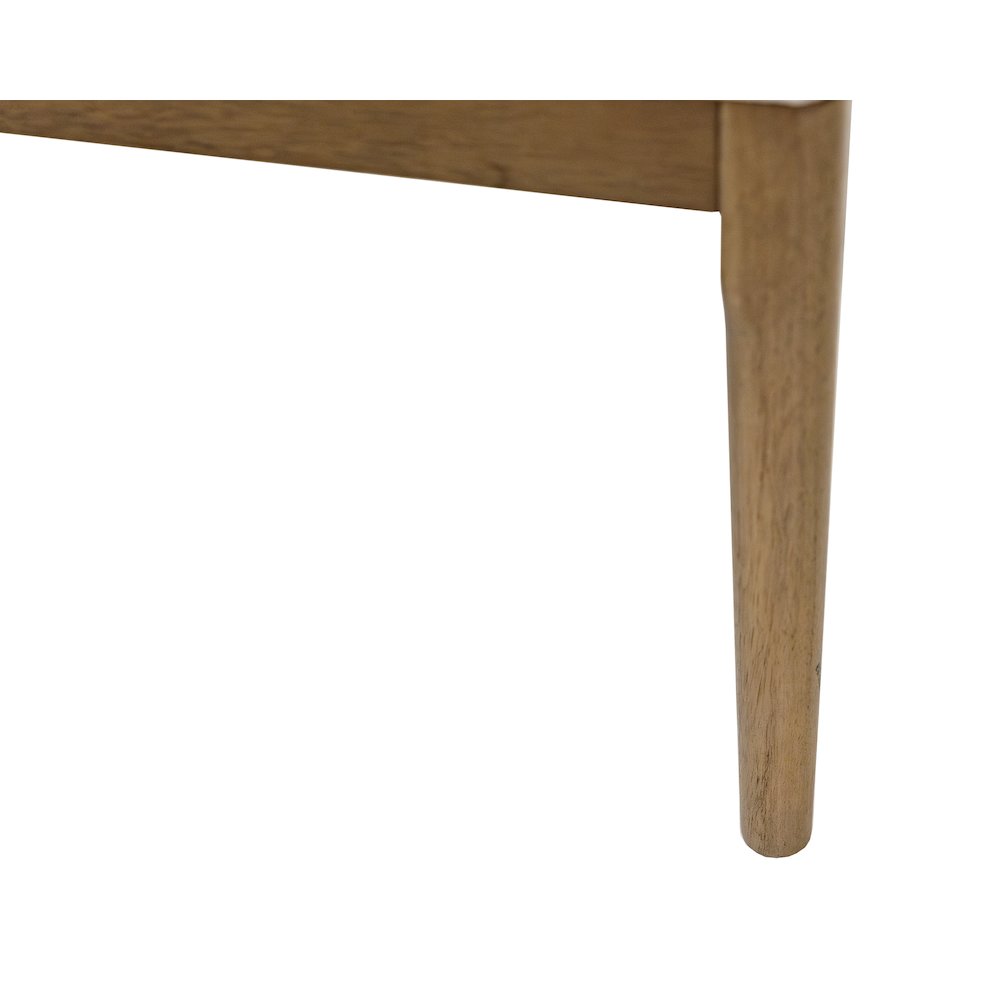 Quincey Coastal Wood Rectangular Kitchen Table with Six Chairs. Picture 13