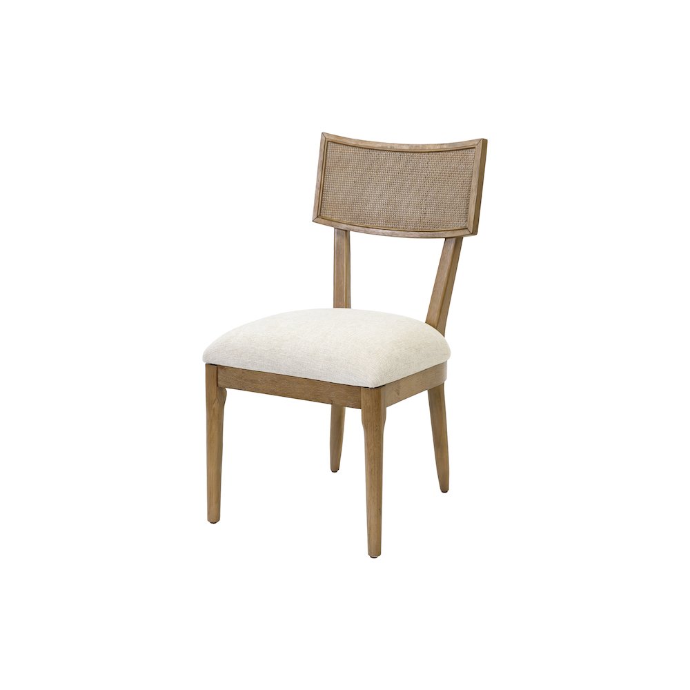 Quincey Coastal Wood Rectangular Kitchen Table with Six Chairs. Picture 4