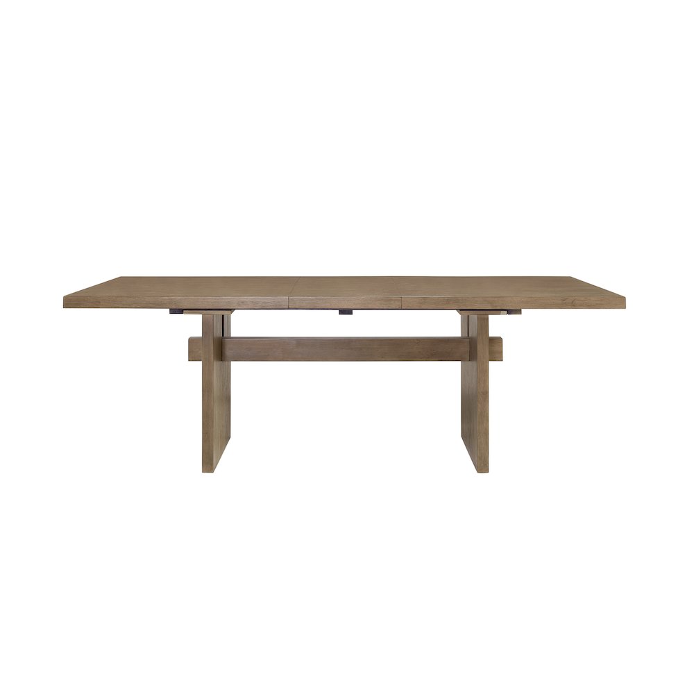 Quincey Coastal Wood Rectangular Kitchen Table with Six Chairs. Picture 7