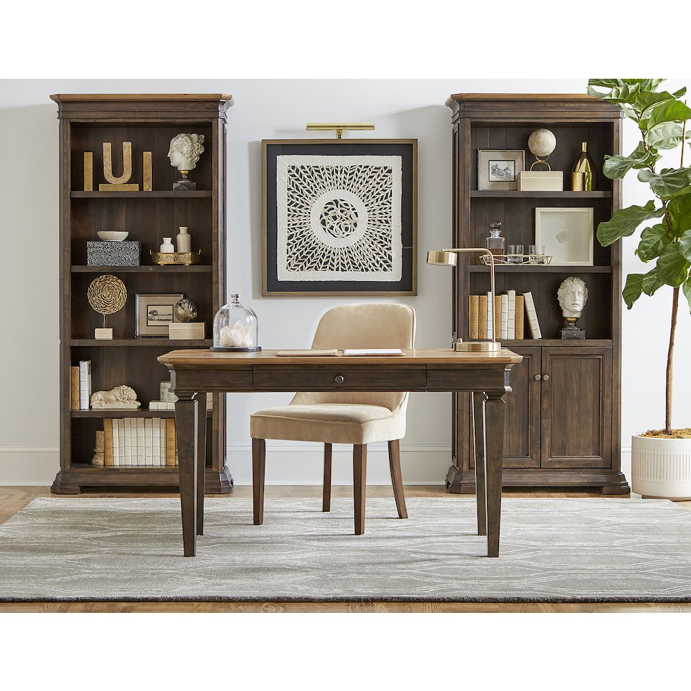 Sonoma Executive Open Bookcase, Brown. Picture 5