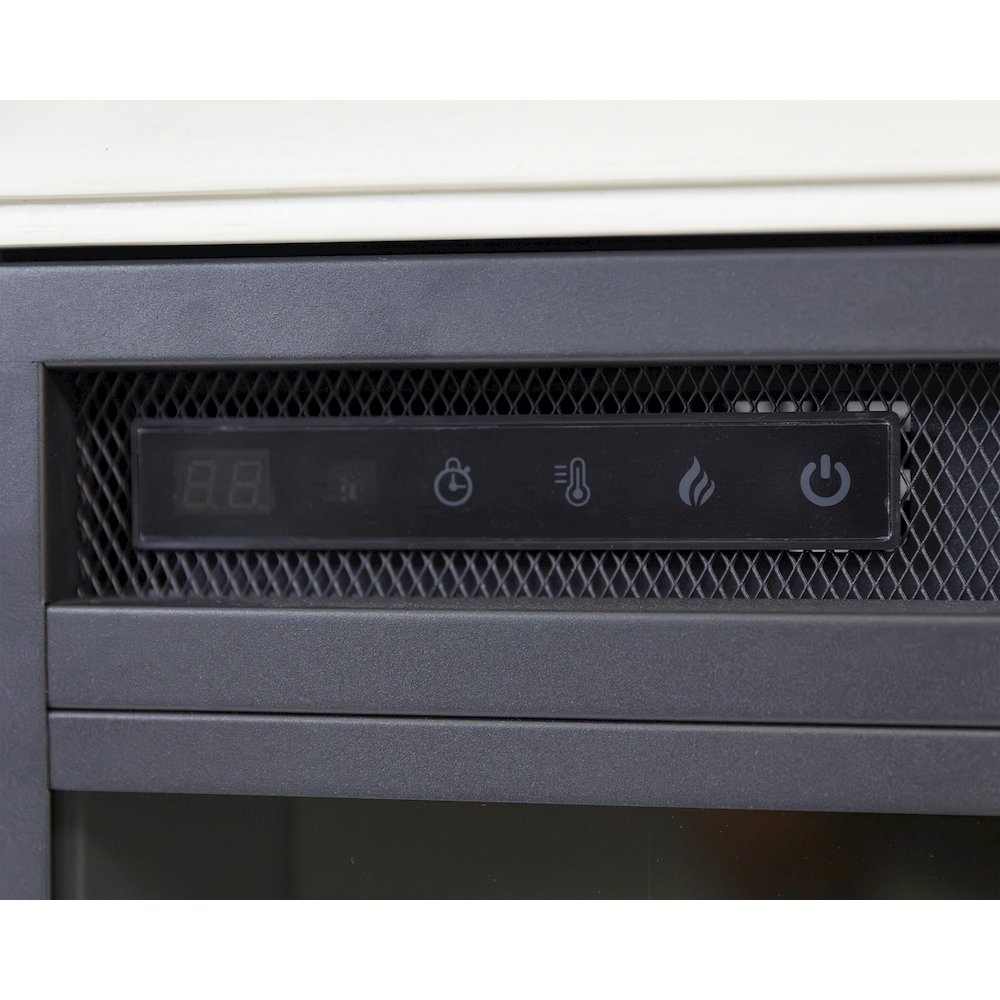 Toulouse Three 8' Tall Bookcase Wall With Fireplace and Ladder, Storage. Picture 13