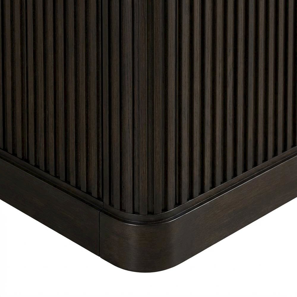 Contemporary Modern Credenza in Neutral Finish with Ample Storage. Picture 6