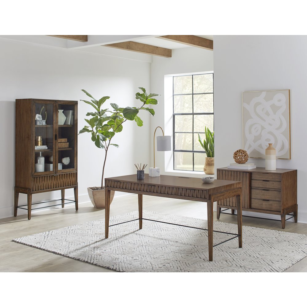 Delray Mid-century Modern Writing Desk. Picture 13