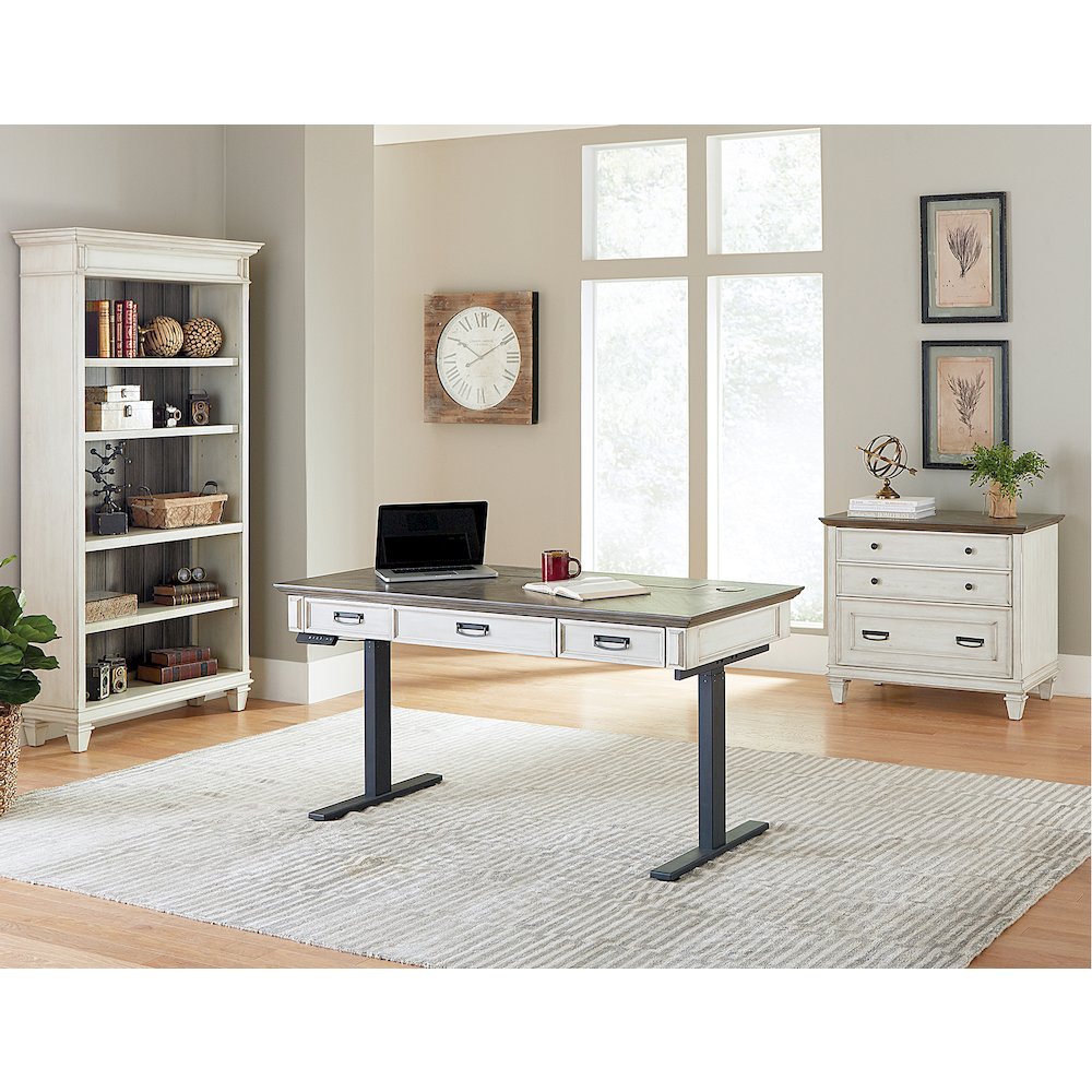 Hartford Wood Lateral File With Locking Legal/Letter File Drawer. Picture 8