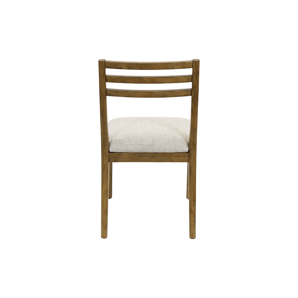 Lachlan Modern Wood Rectangular Kitchen Dining Table with Eight Chairs, Brown. Picture 6
