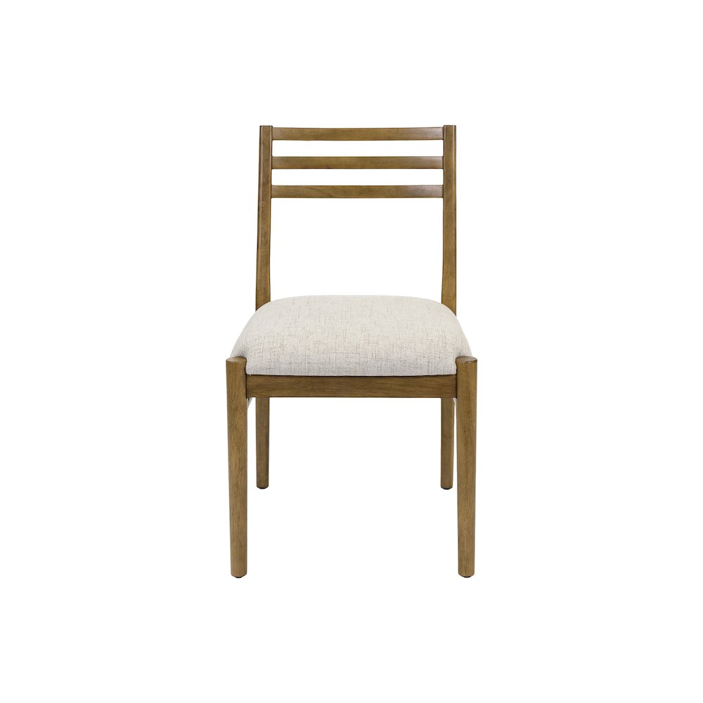 Lachlan Modern Wood Rectangular Kitchen Dining Table with Eight Chairs, Brown. Picture 5