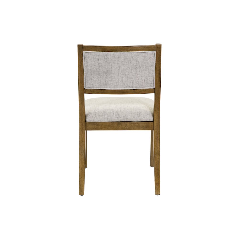 Lachlan Modern Wood Rectangular Kitchen Dining Table with Eight Chairs, Brown. Picture 16