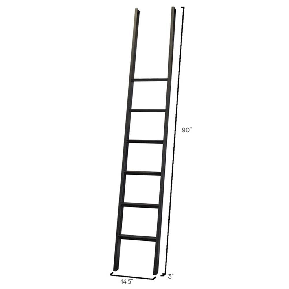 Avondale 8' Tall Bookcase Wall With Ladder. Picture 3