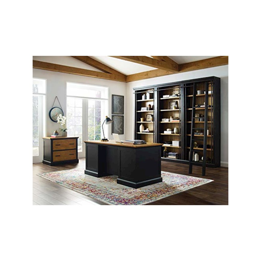 Toulouse 8' Tall Wood Bookcase, Storage. Picture 5