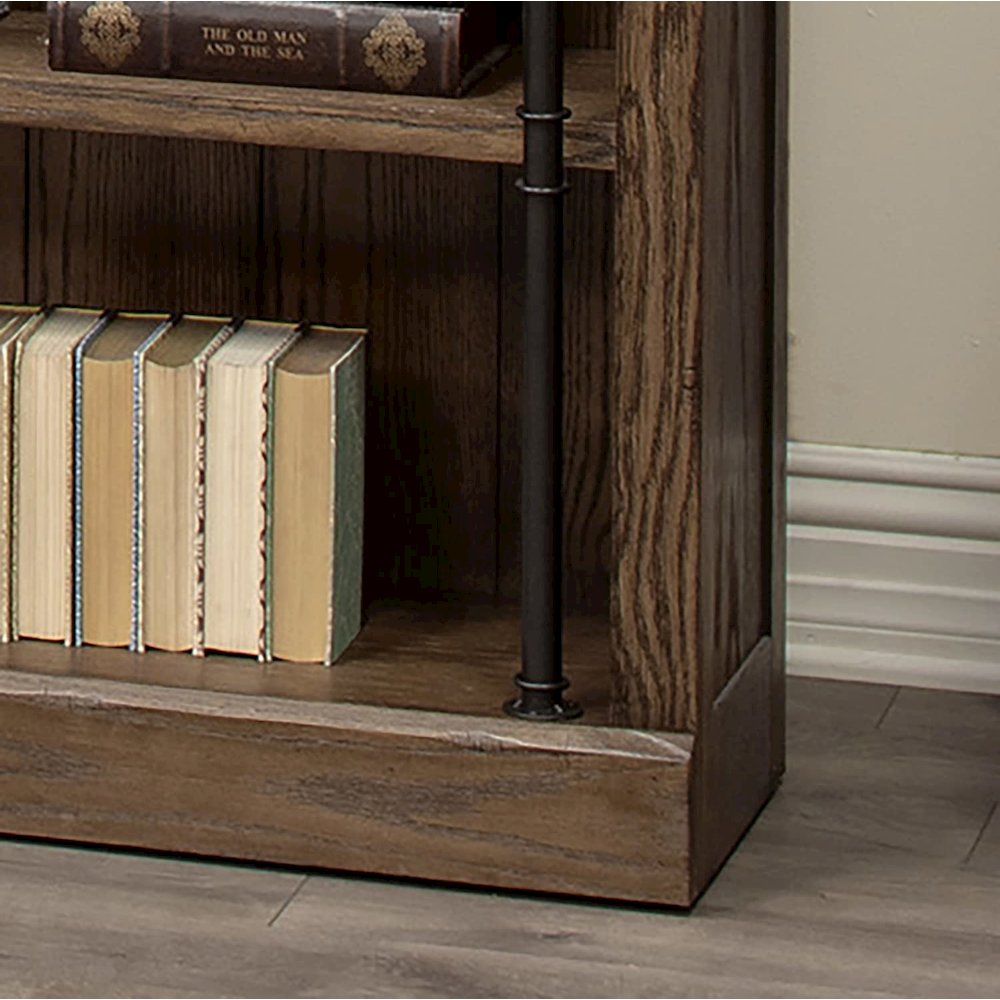 Avondale 8' Tall Bookcase Wall With Ladder, Storage. Picture 5