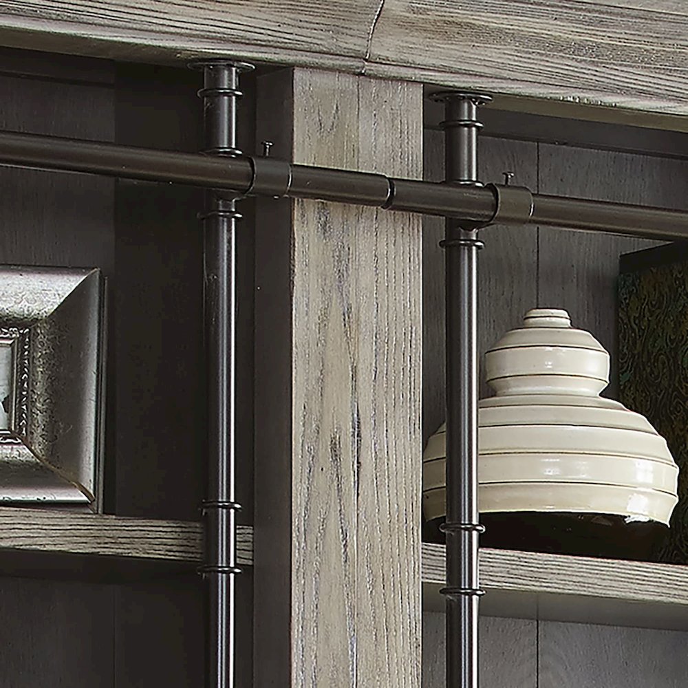 Avondale 8' Tall Bookcase Wall With Ladder. Picture 6