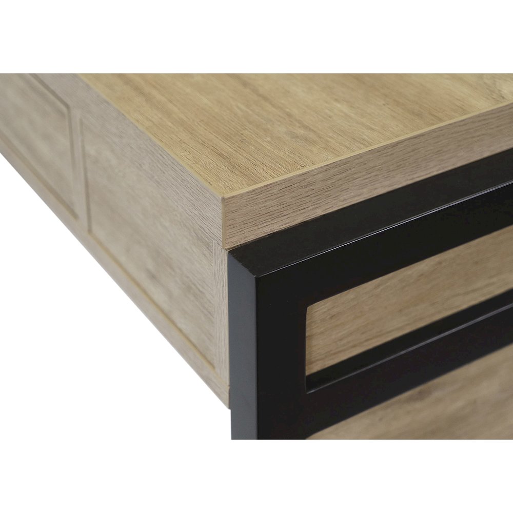 Mason Laminate Open L-Desk & Return. Picture 4