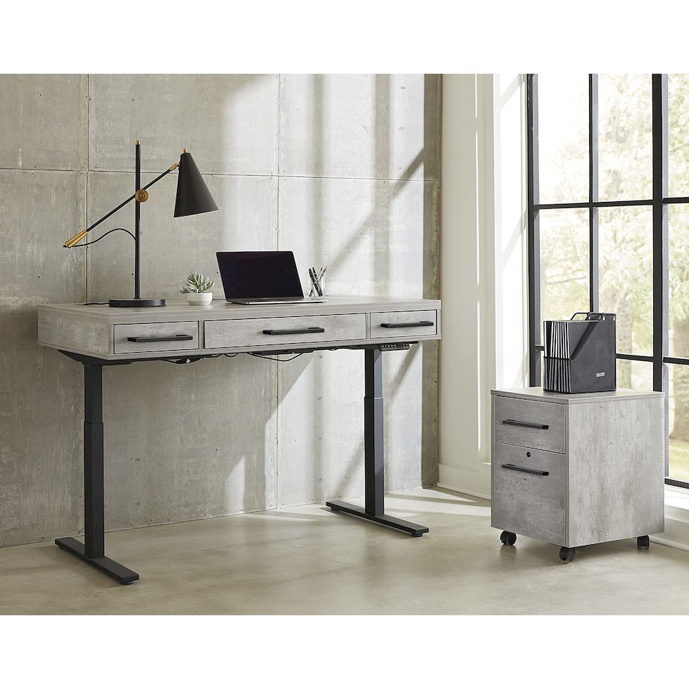 Mason Laminate Office Electronic Sit/Stand Desk. Picture 9