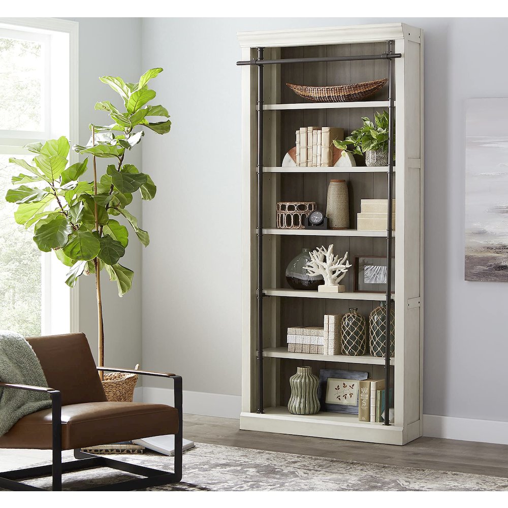 Toulouse Fully Assembled 8' Tall Bookcase, Storage. Picture 10