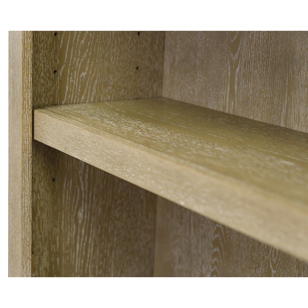 Wood Bookcase with Doors and Storage, Tall Bookshelf with Enclosed Shelves. Picture 9