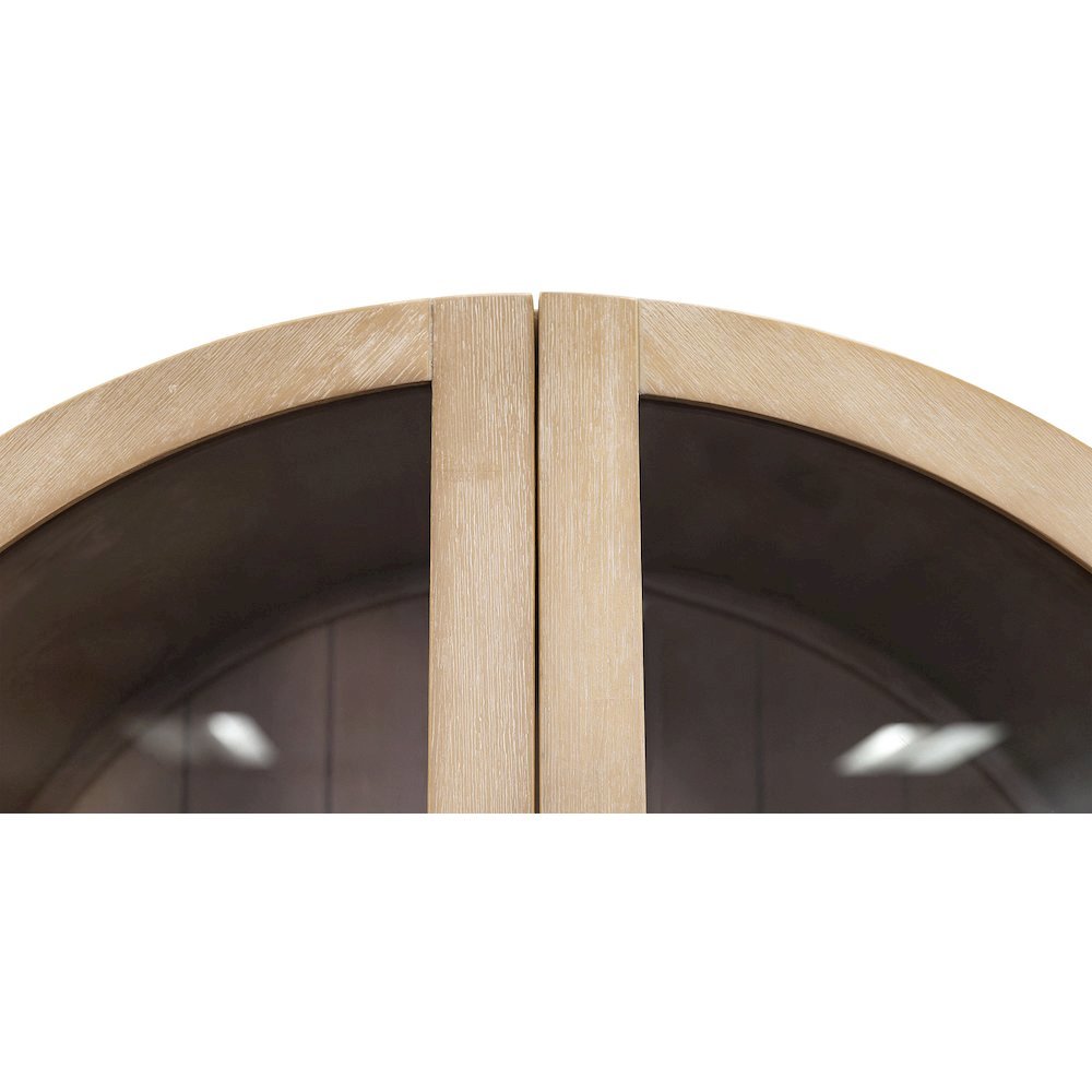 Elegant Arch Cabinet with Storage, Wood Hutch Cabinet for Living Room. Picture 6