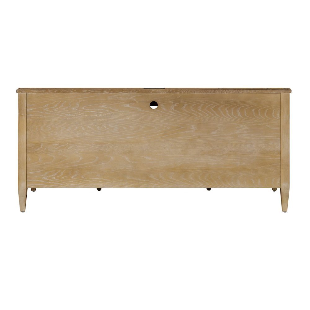 Wood Credenza Desk, 7 Drawers, 2 Locking Files, Power Center, Brown. Picture 7