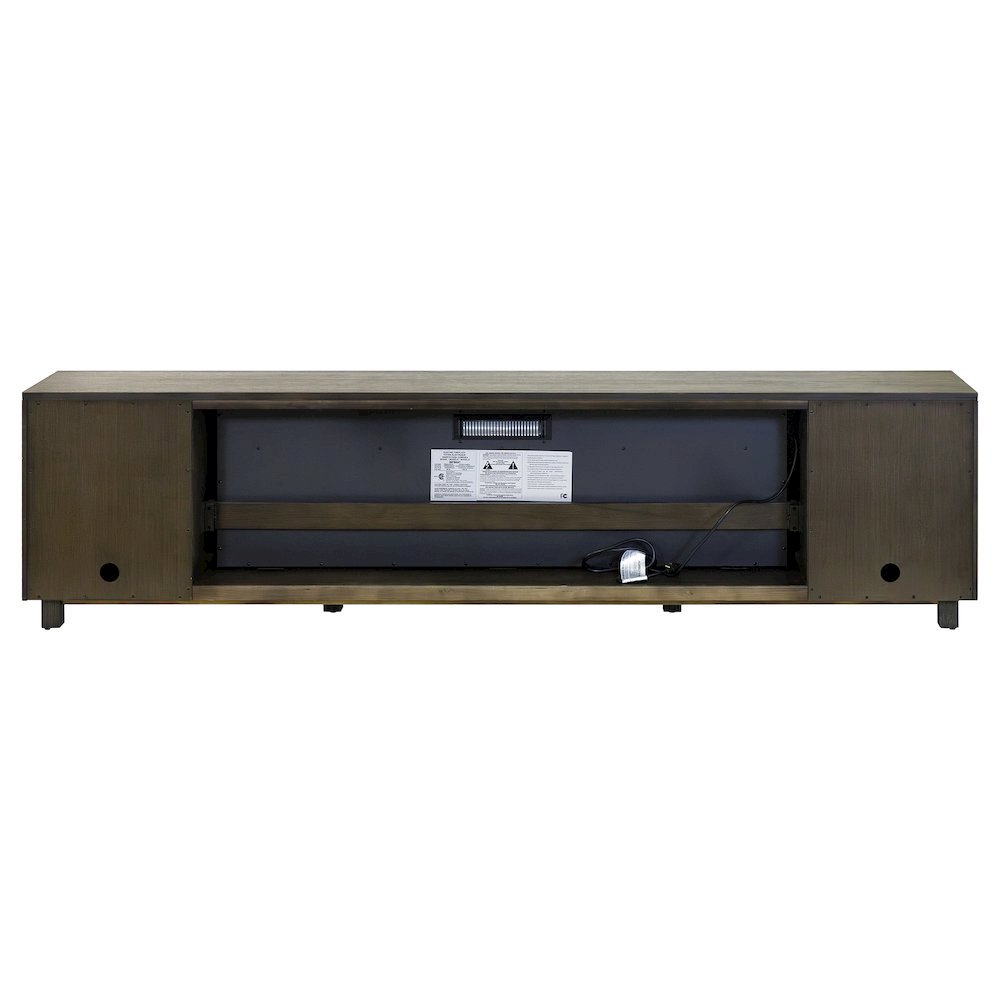 Gray Electric Fireplace TV Stand, Entertainment Console for Living Room. Picture 5