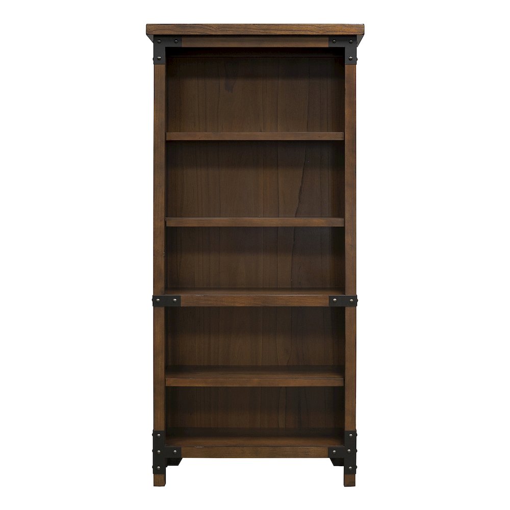 Addison Rustic Open Bookcase, Office Shelving. Picture 2