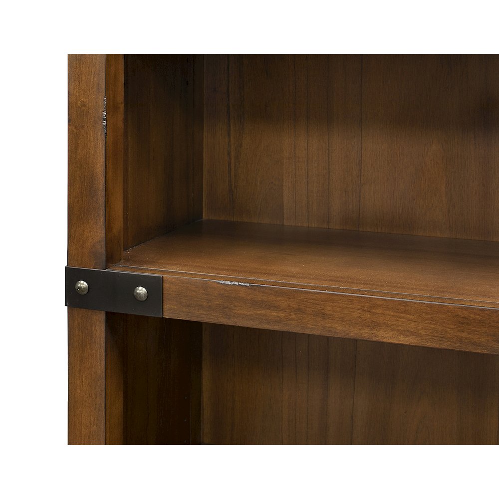Addison Rustic Open Bookcase, Office Shelving. Picture 3
