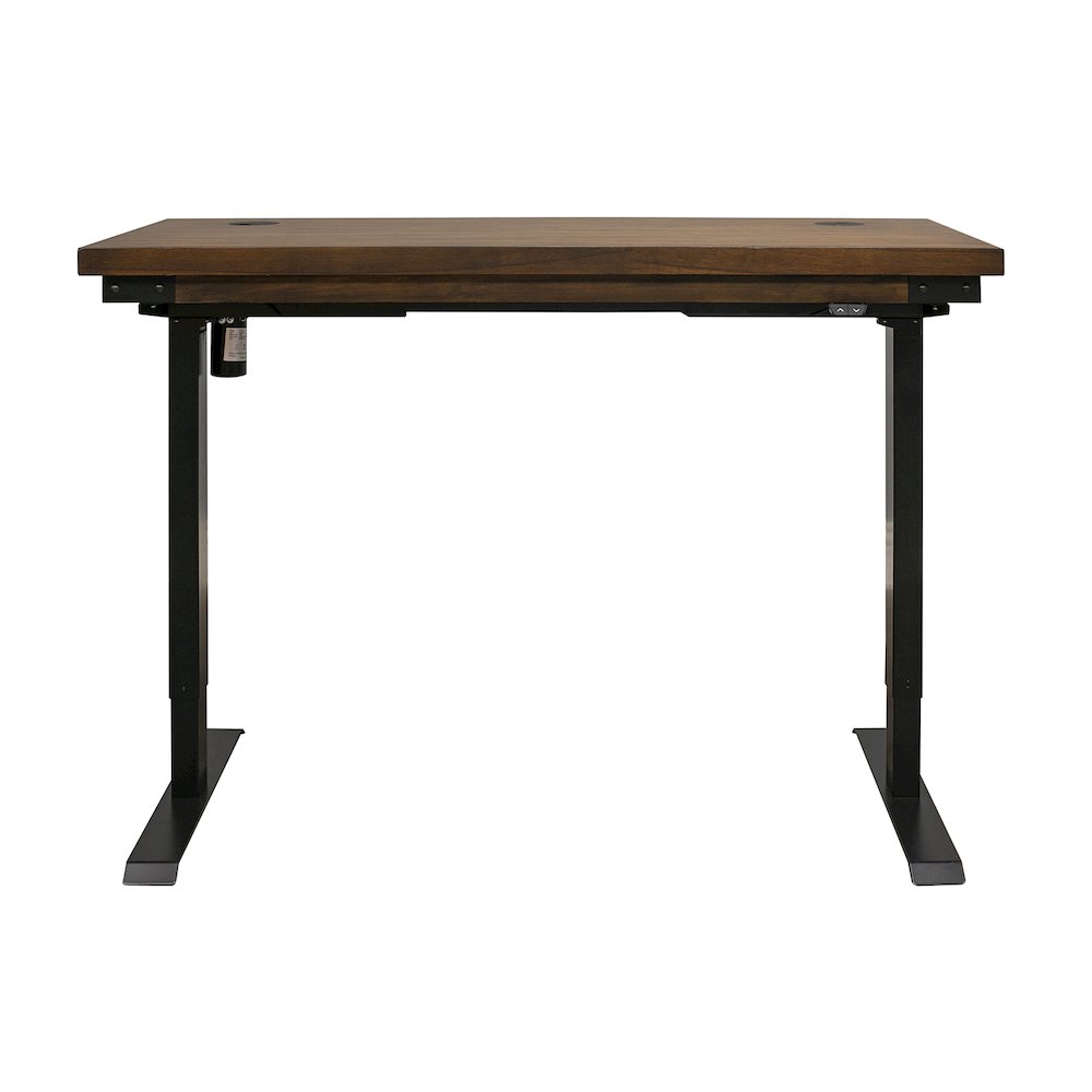 Addison Rustic Electric Sit/Stand Desk. Picture 5