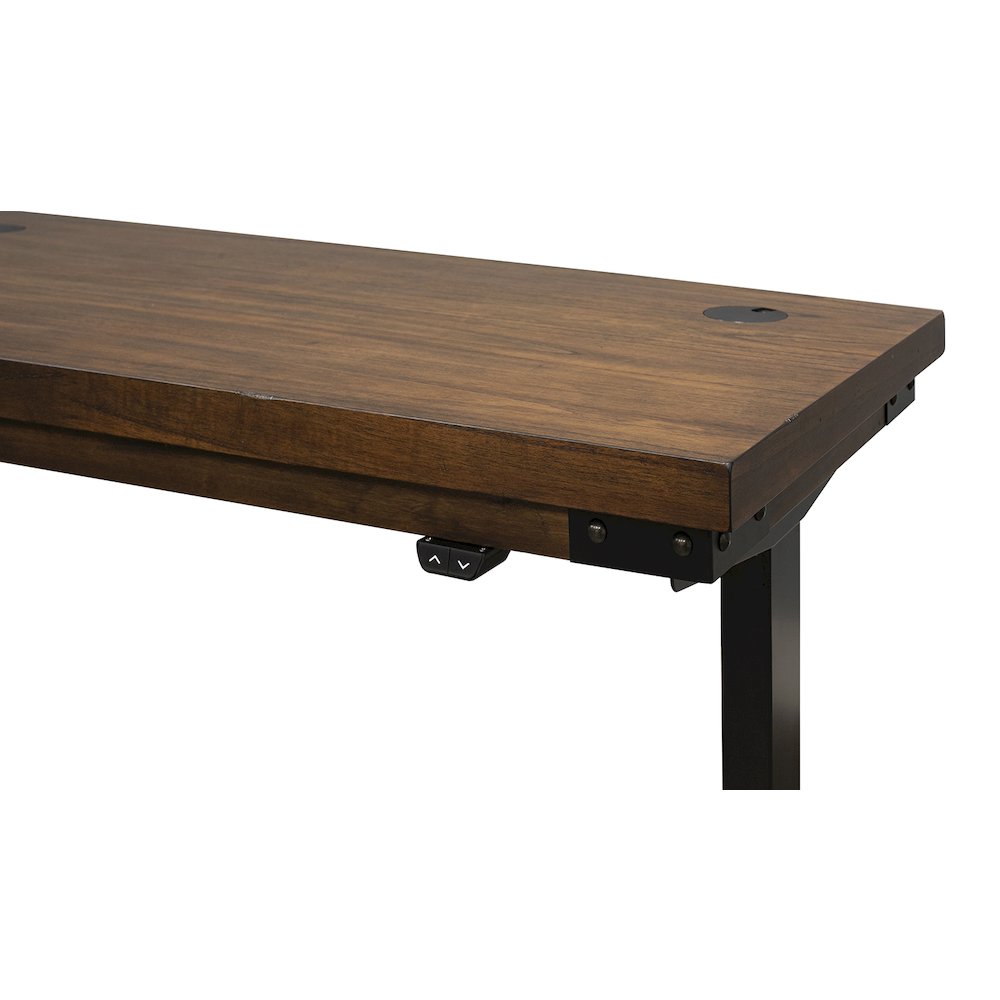 Addison Rustic Electric Sit/Stand Desk. Picture 6