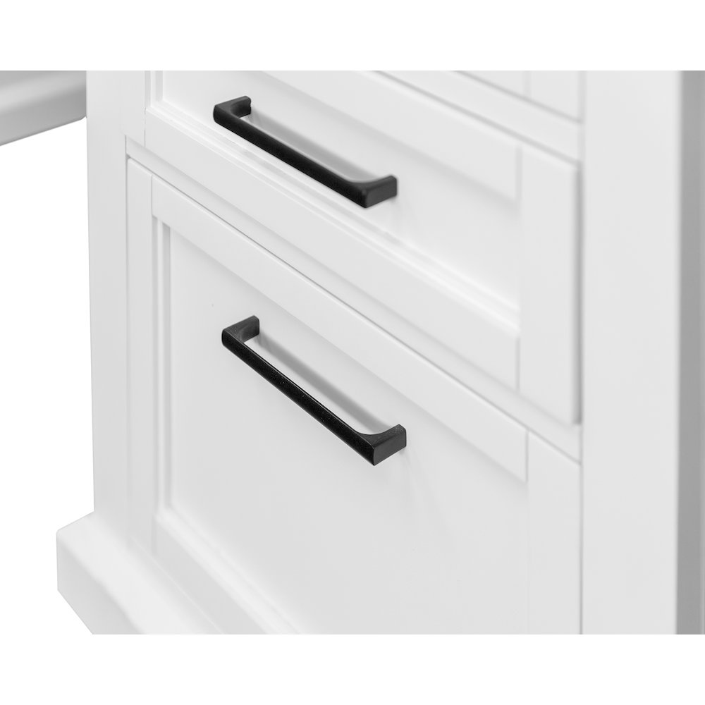 Abby Wood Double Pedestal Executive Desk. Picture 6