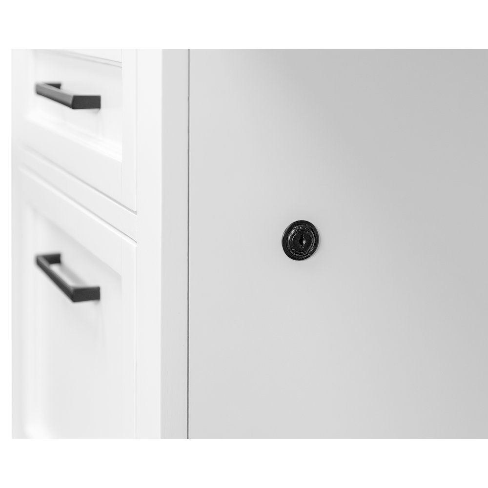 Abby Wood Double Pedestal Executive Desk. Picture 7