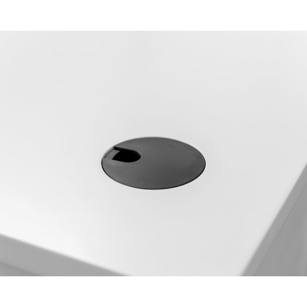 Abby Wood Double Pedestal Executive Desk. Picture 8