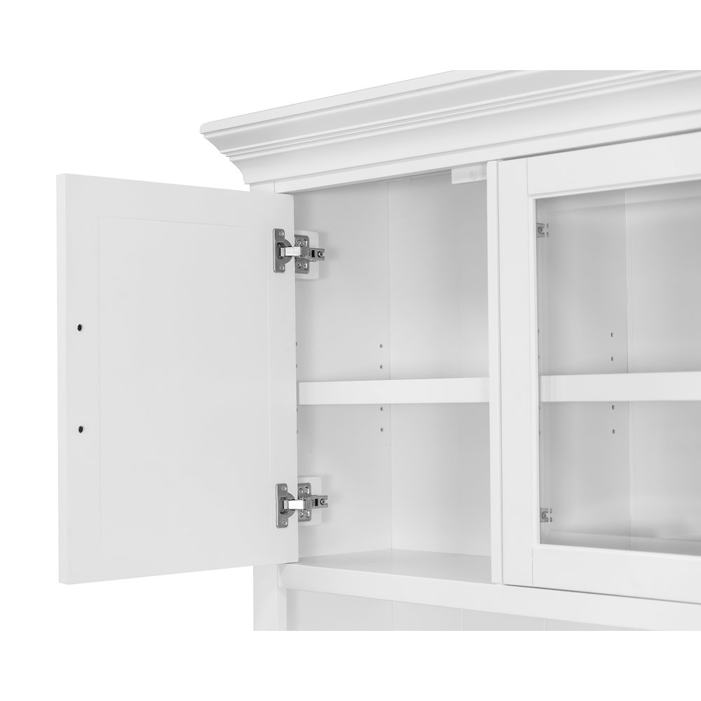 Abby Wood Hutch With Doors, Storage Hutch. Picture 6