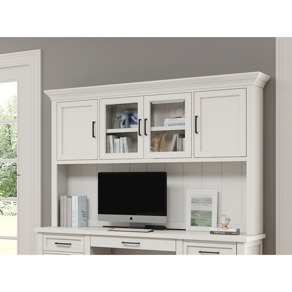 Abby Wood Hutch With Doors, Storage Hutch. Picture 7