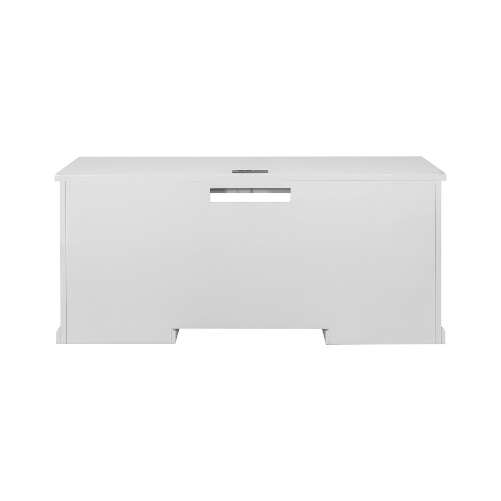 Abby Modern Wood Desk, Office Writing Table. Picture 3