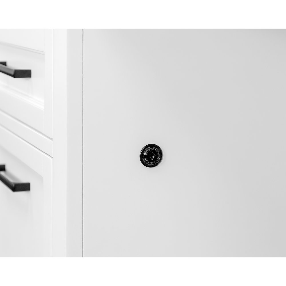 Abby Modern Wood Desk, Office Writing Table. Picture 8