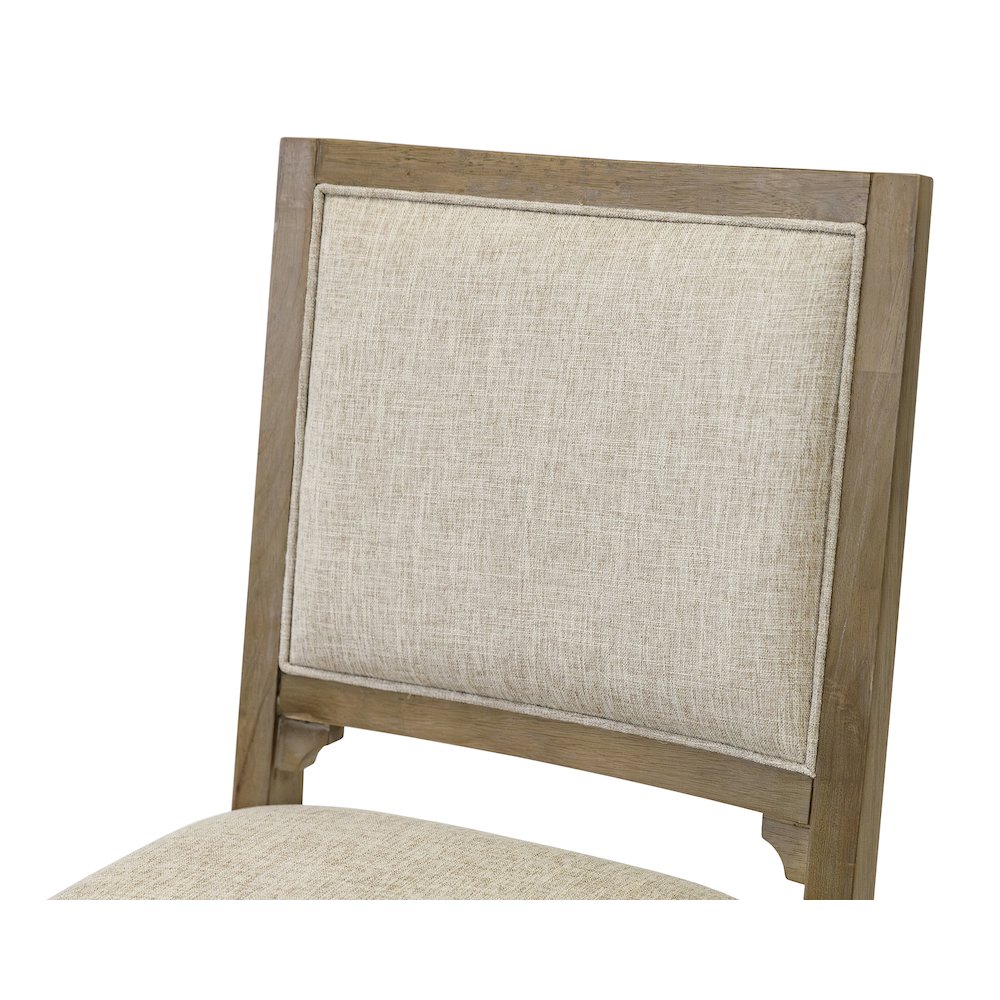 Bluff Point Two Wood Modern Kitchen Dining Table Chairs, Brown. Picture 9