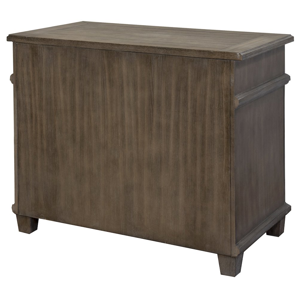 Carson Wood Lateral File, Storage File Drawer, Gray. Picture 6