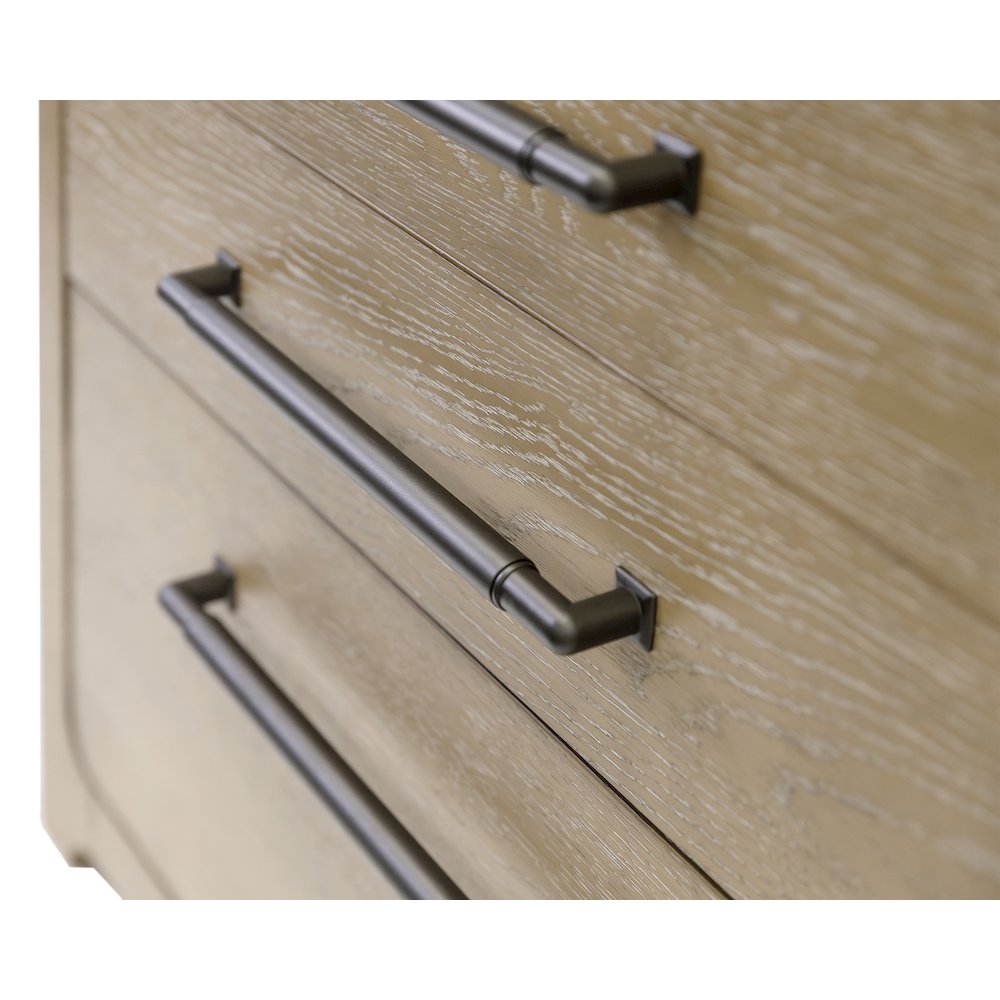 Canyon Drive Modern Wood Lateral File, Light Brown. Picture 9