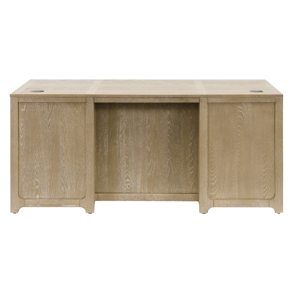 Canyon Drive Wood Double Pedestal Executive Desk. Picture 3