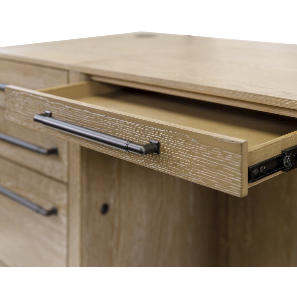 Canyon Drive Wood Double Pedestal Executive Desk. Picture 14