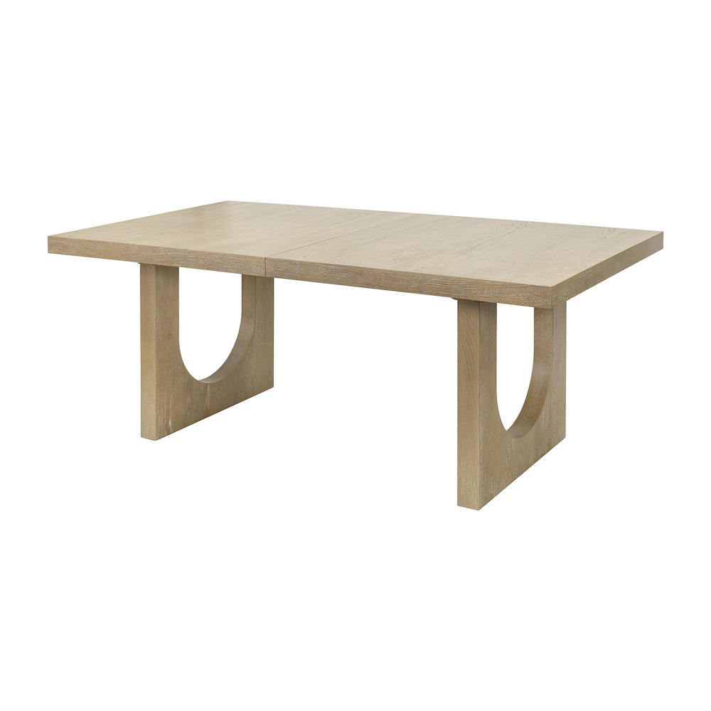 Canyon Drive Modern Wood Kitchen Dining Table, Light Brown. Picture 4