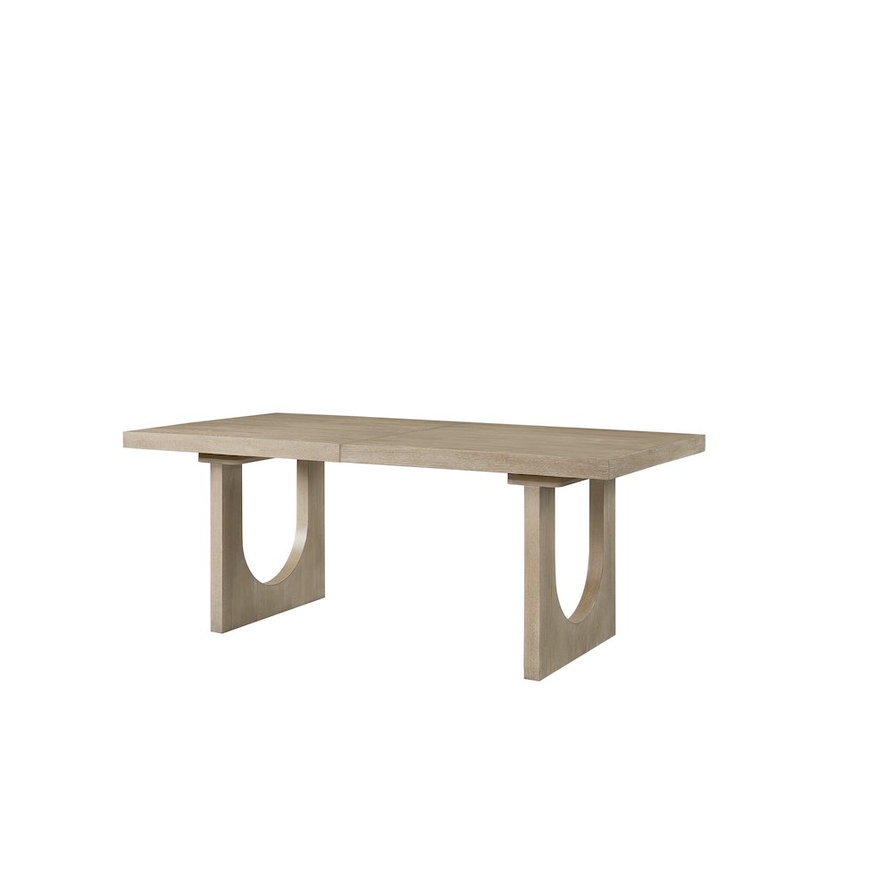 Canyon Drive Modern Wood Kitchen Dining Table, Light Brown. Picture 2
