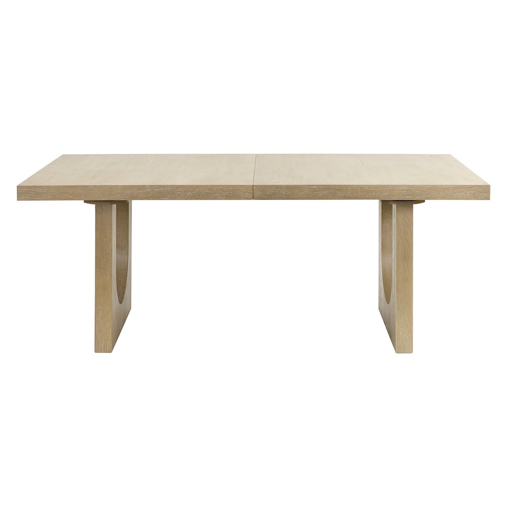Canyon Drive Modern Wood Kitchen Dining Table, Light Brown. Picture 5