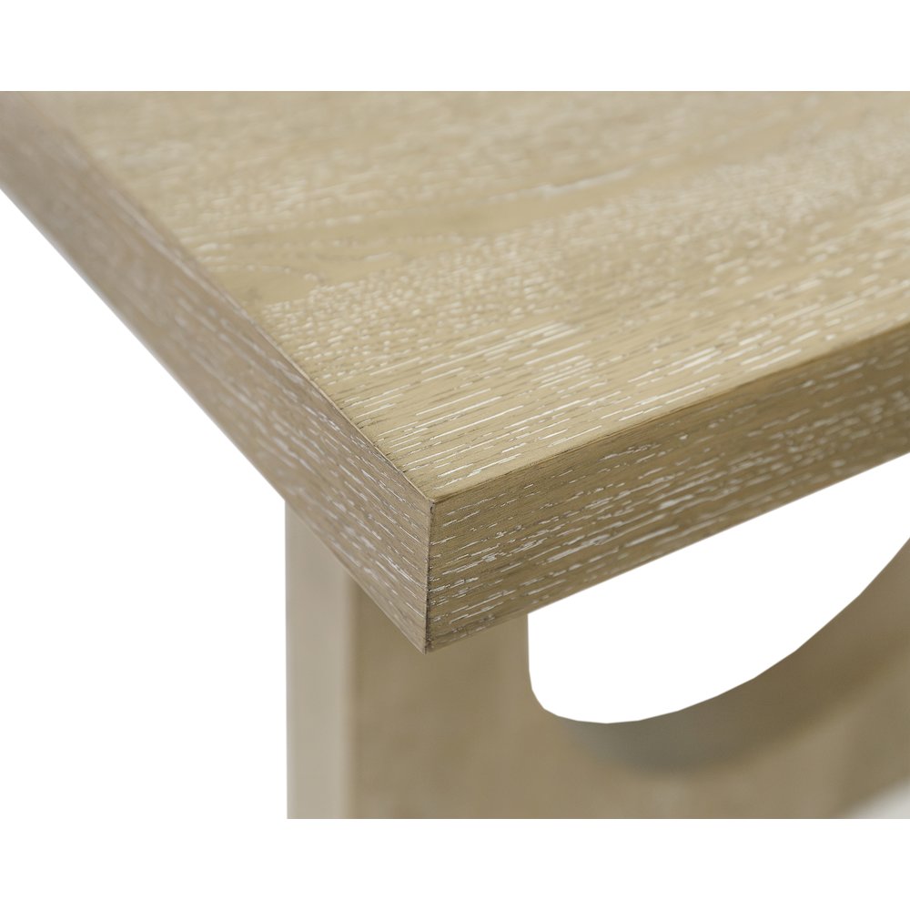 Canyon Drive Modern Wood Kitchen Dining Table, Light Brown. Picture 6