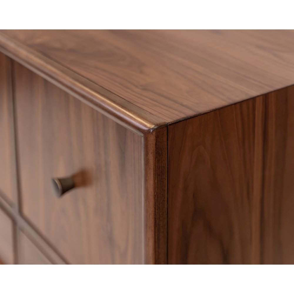 Wood Sideboard, Dining Storage, TV Stand, Entertainment Console, Brown. Picture 9