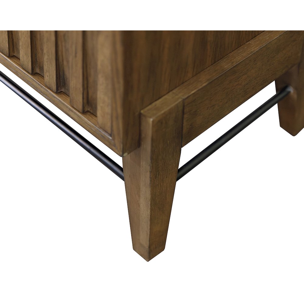 Delray 81 " Fireplace Console, Fully Assembed, Brown. Picture 6