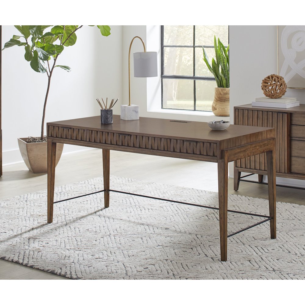 Delray Mid-century Modern Writing Desk. Picture 12
