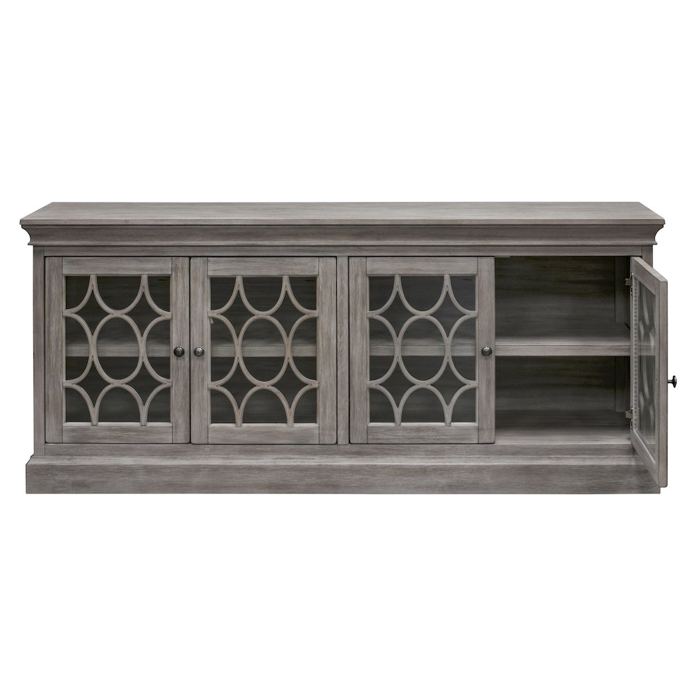 Felicity 72" Four Door TV Console, Entertainment. Picture 3