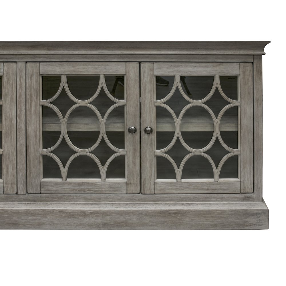 Felicity 72" Four Door TV Console, Entertainment. Picture 5