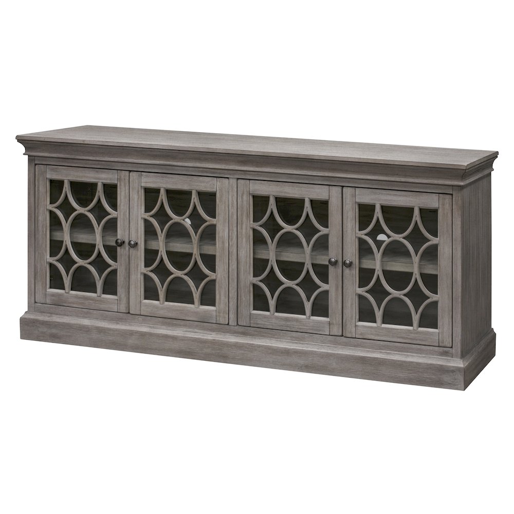 Felicity 72" Four Door TV Console, Entertainment. Picture 1